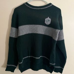 Harry Potter Slytherin Quidditch Sweater Wool